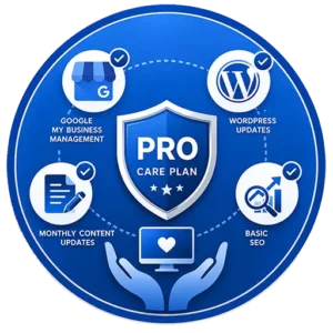 Pro - Care, Hosting, Domain, GMB, Basic SEO